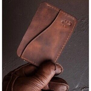 Semender 100% Genuine Cowhide Leather Handmade Neva Compact Cardholder Wallet